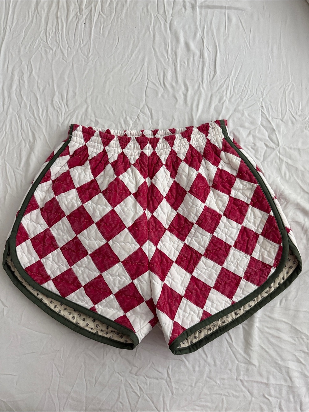 Carleen quilted track shorts